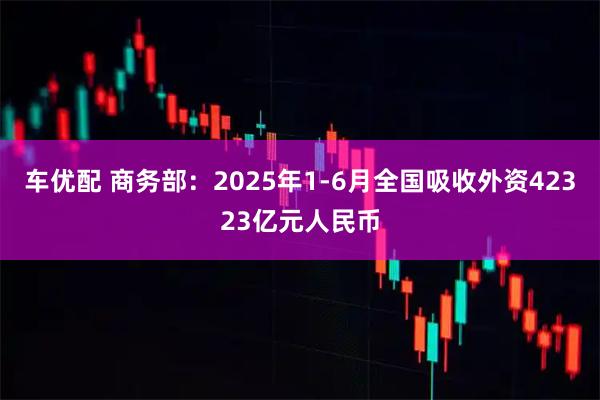 车优配 商务部:2025年1-6月全国吸收外资42323亿元人民币